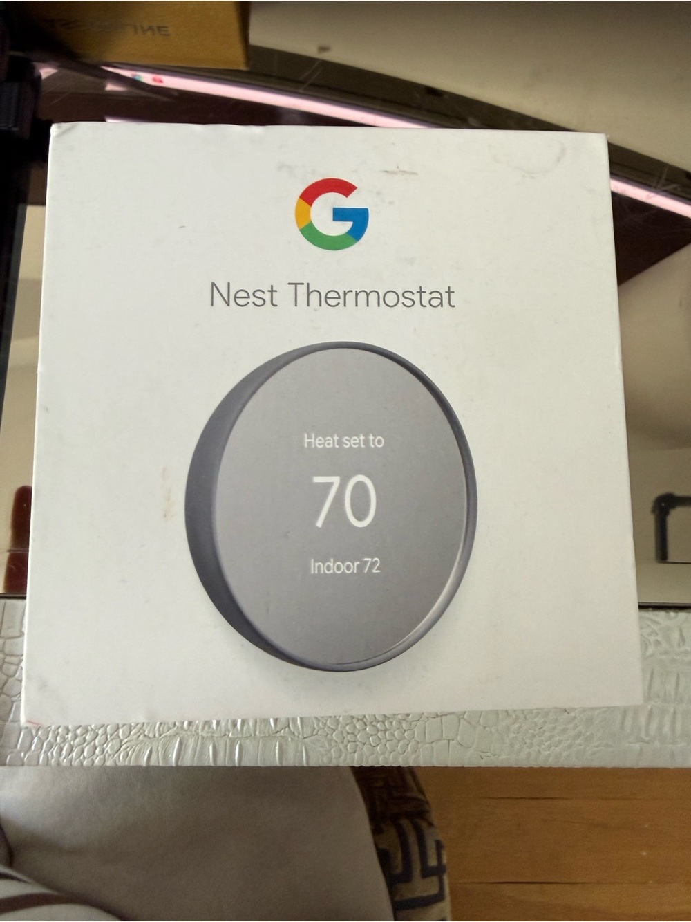 Google Nest Thermostat - Charcoal Black